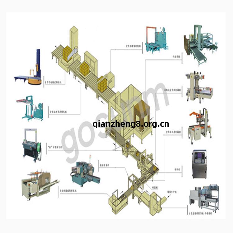 後道(dao)無人(ren)包(bao)裝流水線